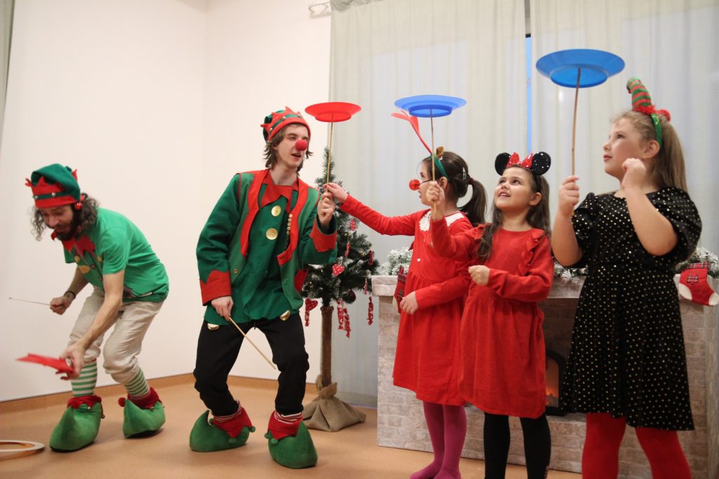 Predstavenie "O vianočnom škriatkovi Bimbovi", v Prešove.